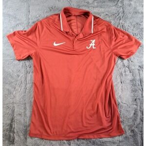 Mens Nike Alabama  Large Red Dri Fit Bama Performance